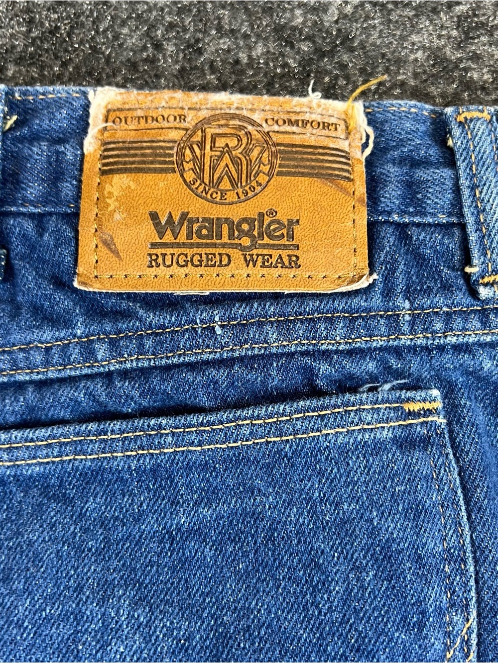 Vintage Wrangler USA Men’s 46x32 Insulated Lined Jeans Workwear Denim